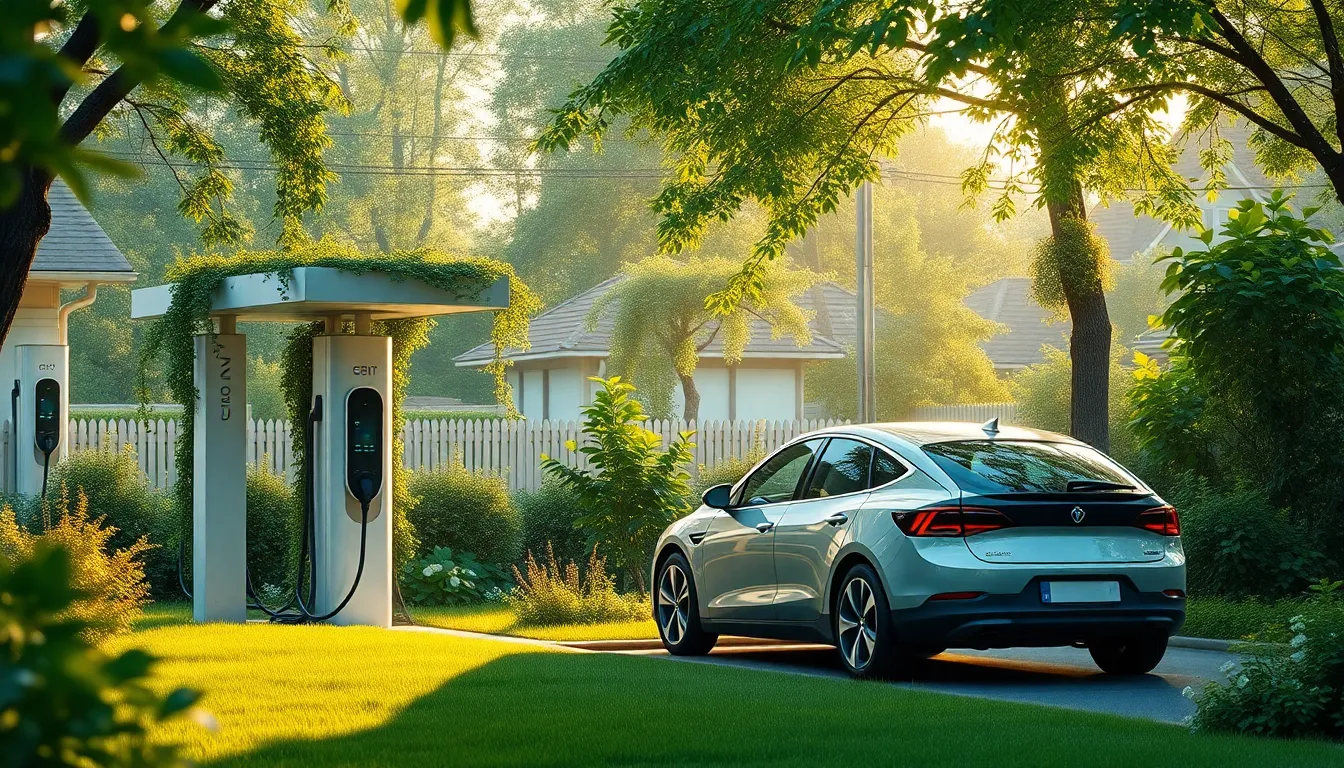 전기차 충전 이미지