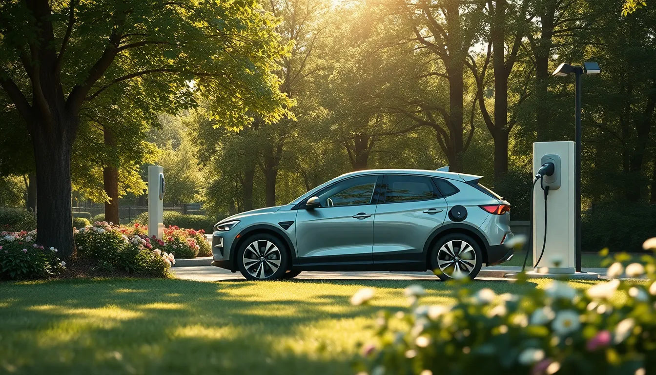 전기차 충전 모습