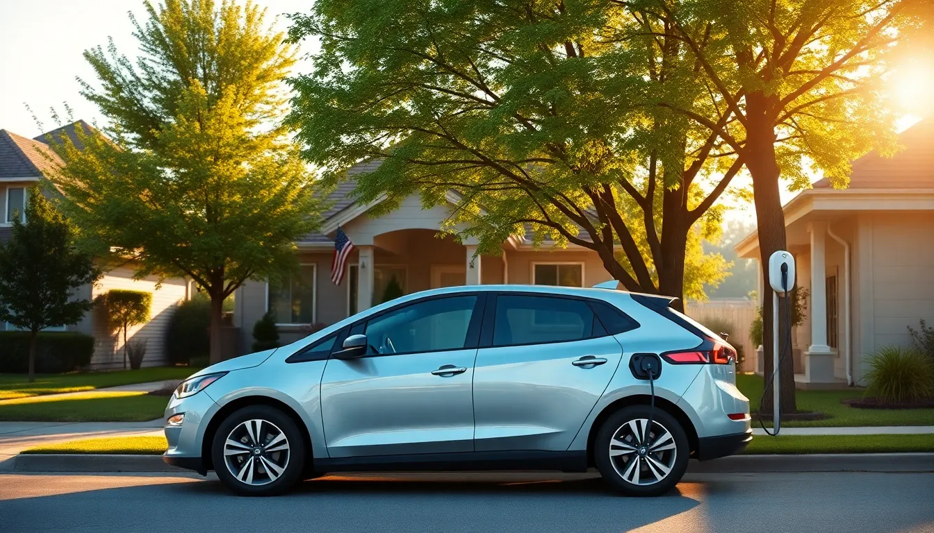 전기차 충전 인프라와 친환경 미래 이미지