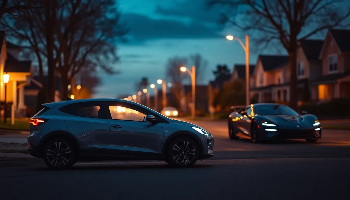 2025년 다양한 종류의 자동차들이 도로를 달리는 모습