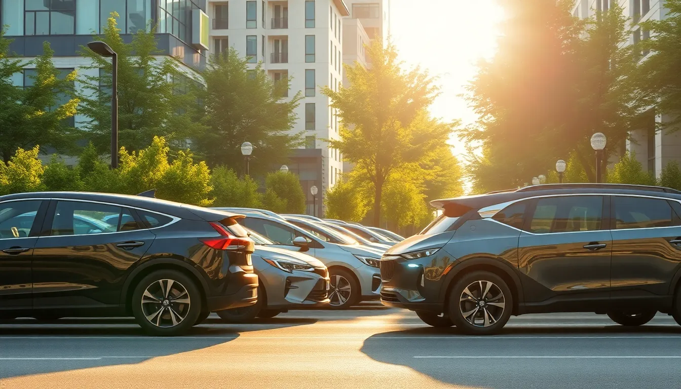 전기차 충전 중인 모습