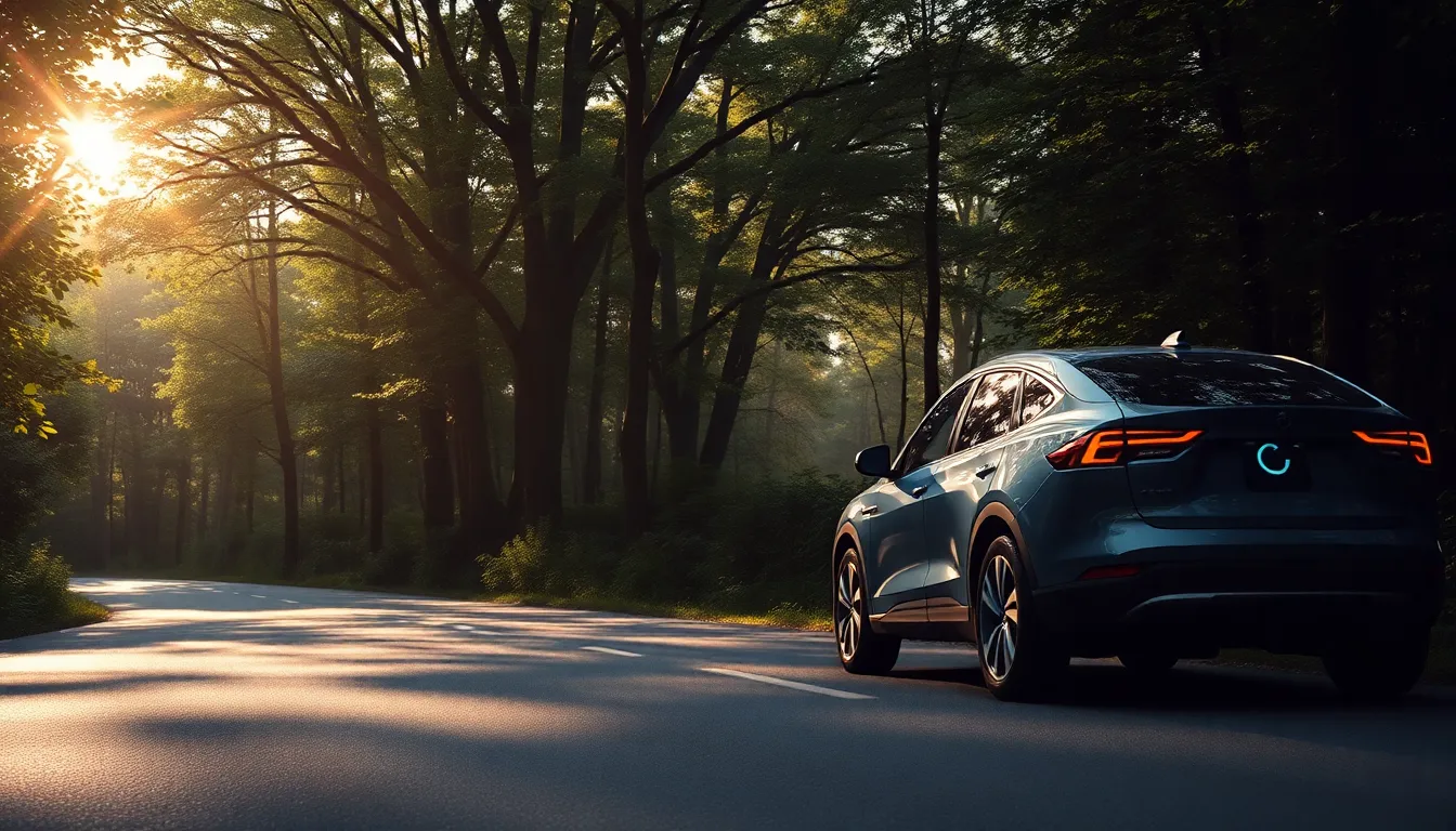 전기차 충전 중인 모습